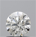 Natural Diamond 0.60 Carats, Round with Excellent Cut, I Color, SI2 Clarity and Certified by GIA