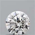 Natural Diamond 0.50 Carats, Round with Excellent Cut, I Color, SI1 Clarity and Certified by GIA