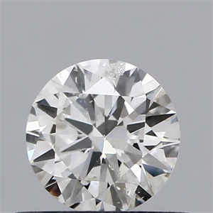 Picture of Natural Diamond 0.50 Carats, Round with Excellent Cut, J Color, SI2 Clarity and Certified by GIA