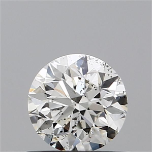 Picture of Natural Diamond 0.50 Carats, Round with Very Good Cut, J Color, SI2 Clarity and Certified by GIA