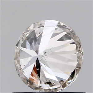 Picture of Natural Diamond 0.72 Carats, Round with Good Cut, K Color, I1 Clarity and Certified by GIA