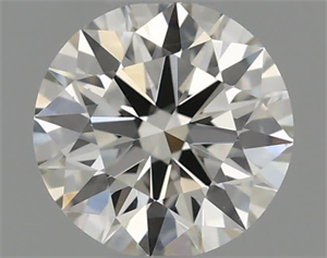 Picture of Natural Diamond 0.41 Carats, Round with Excellent Cut, I Color, VS1 Clarity and Certified by IGI