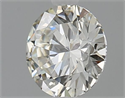 Natural Diamond 0.51 Carats, Round with Excellent Cut, J Color, VVS2 Clarity and Certified by IGI