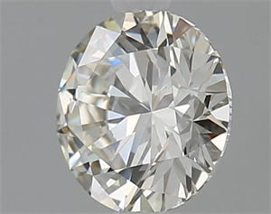 Picture of Natural Diamond 0.51 Carats, Round with Excellent Cut, J Color, VVS2 Clarity and Certified by IGI