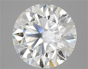 Picture of Natural Diamond 4.51 Carats, Round with Excellent Cut, J Color, VS1 Clarity and Certified by GIA