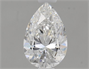 Natural Diamond 0.81 Carats, Pear with  Cut, E Color, SI2 Clarity and Certified by GIA