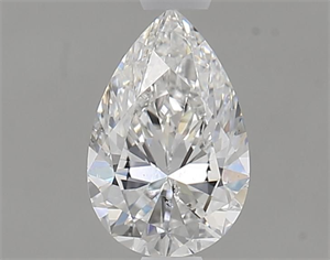 Picture of Natural Diamond 0.81 Carats, Pear with  Cut, E Color, SI2 Clarity and Certified by GIA