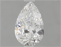 Natural Diamond 0.90 Carats, Pear with  Cut, F Color, SI2 Clarity and Certified by GIA