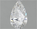 Natural Diamond 1.01 Carats, Pear with  Cut, D Color, VS1 Clarity and Certified by GIA