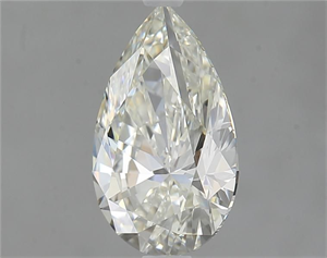 Picture of Natural Diamond 1.71 Carats, Pear with  Cut, I Color, SI1 Clarity and Certified by IGI