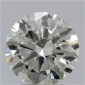 Natural Diamond 2.51 Carats, Round with Excellent Cut, K Color, IF Clarity and Certified by GIA