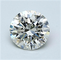 Natural Diamond 2.20 Carats, Round with Excellent Cut, J Color, IF Clarity and Certified by GIA