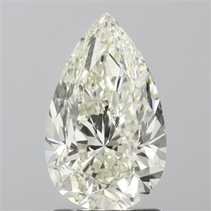 Picture of Natural Diamond 2.00 Carats, Pear with  Cut, J Color, VS2 Clarity and Certified by IGI