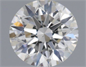 Natural Diamond 0.42 Carats, Round with Excellent Cut, H Color, VS2 Clarity and Certified by IGI