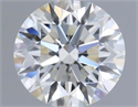 Natural Diamond 0.51 Carats, Round with Excellent Cut, H Color, VS1 Clarity and Certified by IGI