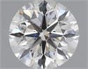 Natural Diamond 0.51 Carats, Round with Excellent Cut, H Color, VS1 Clarity and Certified by IGI