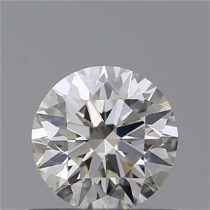 Picture of Natural Diamond 0.50 Carats, Round with Excellent Cut, K Color, VVS2 Clarity and Certified by GIA