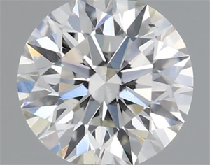 Picture of Natural Diamond 0.43 Carats, Round with Excellent Cut, G Color, VS2 Clarity and Certified by IGI