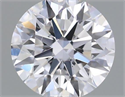 Natural Diamond 0.41 Carats, Round with Excellent Cut, D Color, SI1 Clarity and Certified by IGI