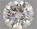 Natural Diamond 0.40 Carats, Round with Excellent Cut, H Color, SI2 Clarity and Certified by IGI