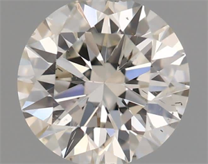 Picture of Natural Diamond 0.40 Carats, Round with Excellent Cut, H Color, SI2 Clarity and Certified by IGI