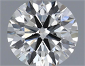 Natural Diamond 0.42 Carats, Round with Excellent Cut, H Color, VS2 Clarity and Certified by IGI