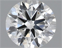 Natural Diamond 0.40 Carats, Round with Excellent Cut, H Color, VS2 Clarity and Certified by IGI