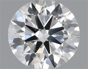 Picture of Natural Diamond 0.40 Carats, Round with Excellent Cut, H Color, VS2 Clarity and Certified by IGI