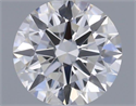 Natural Diamond 0.41 Carats, Round with Excellent Cut, E Color, IF Clarity and Certified by IGI