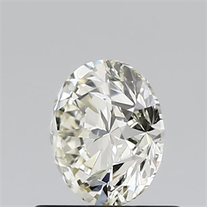 Picture of Natural Diamond 0.64 Carats, Round with Excellent Cut, K Color, VVS2 Clarity and Certified by IGI