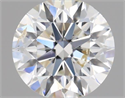 Natural Diamond 0.40 Carats, Round with Excellent Cut, H Color, SI1 Clarity and Certified by IGI