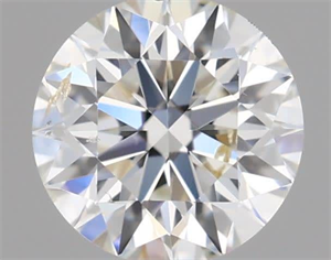 Picture of Natural Diamond 0.40 Carats, Round with Excellent Cut, H Color, SI1 Clarity and Certified by IGI