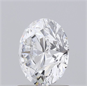 Natural Diamond 1.44 Carats, Round with Excellent Cut, D Color, IF Clarity and Certified by GIA