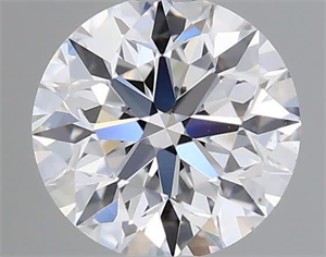 Picture of Natural Diamond 0.40 Carats, Round with Very Good Cut, D Color, VS1 Clarity and Certified by GIA