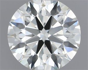 Picture of Natural Diamond 0.40 Carats, Round with Excellent Cut, I Color, VVS2 Clarity and Certified by IGI