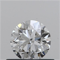 Natural Diamond 0.40 Carats, Round with Very Good Cut, H Color, VS1 Clarity and Certified by GIA