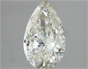 Natural Diamond 2.01 Carats, Pear with  Cut, J Color, SI1 Clarity and Certified by IGI