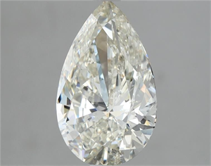 Picture of Natural Diamond 2.01 Carats, Pear with  Cut, J Color, SI1 Clarity and Certified by IGI