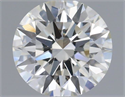 Natural Diamond 0.57 Carats, Round with Excellent Cut, J Color, VS1 Clarity and Certified by IGI