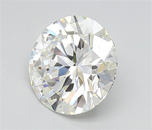 Picture of Natural Diamond 2.50 Carats, Round with Excellent Cut, G Color, VVS2 Clarity and Certified by GIA