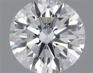 Picture of Natural Diamond 0.42 Carats, Round with Excellent Cut, H Color, VS2 Clarity and Certified by GIA