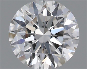 Picture of Natural Diamond 0.41 Carats, Round with Excellent Cut, H Color, VS1 Clarity and Certified by GIA