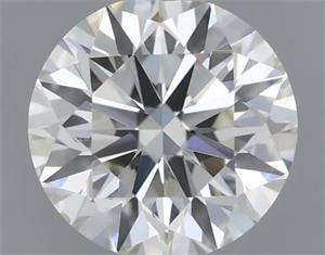 Picture of Natural Diamond 0.40 Carats, Round with Excellent Cut, I Color, VS2 Clarity and Certified by IGI