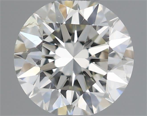 Picture of Natural Diamond 0.40 Carats, Round with Excellent Cut, I Color, SI1 Clarity and Certified by IGI