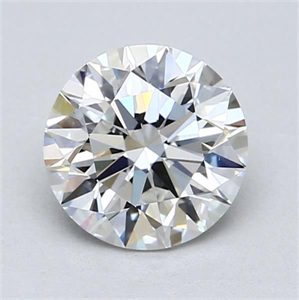 Picture of Natural Diamond 1.40 Carats, Round with Excellent Cut, E Color, VS1 Clarity and Certified by GIA