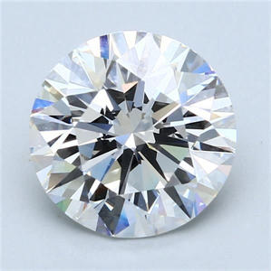 Picture of Natural Diamond 4.88 Carats, Round with Excellent Cut, E Color, VVS1 Clarity and Certified by GIA