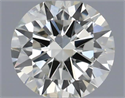 Natural Diamond 0.40 Carats, Round with Good Cut, K Color, SI1 Clarity and Certified by IGI