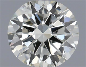 Picture of Natural Diamond 0.40 Carats, Round with Good Cut, K Color, SI1 Clarity and Certified by IGI