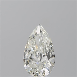 Picture of Natural Diamond 2.20 Carats, Pear with  Cut, I Color, VVS2 Clarity and Certified by GIA