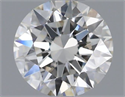 Natural Diamond 0.41 Carats, Round with Excellent Cut, I Color, VS2 Clarity and Certified by GIA